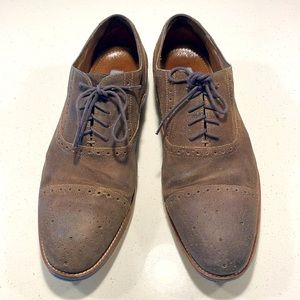 Johnston & Murphy Suede Cap Toe
